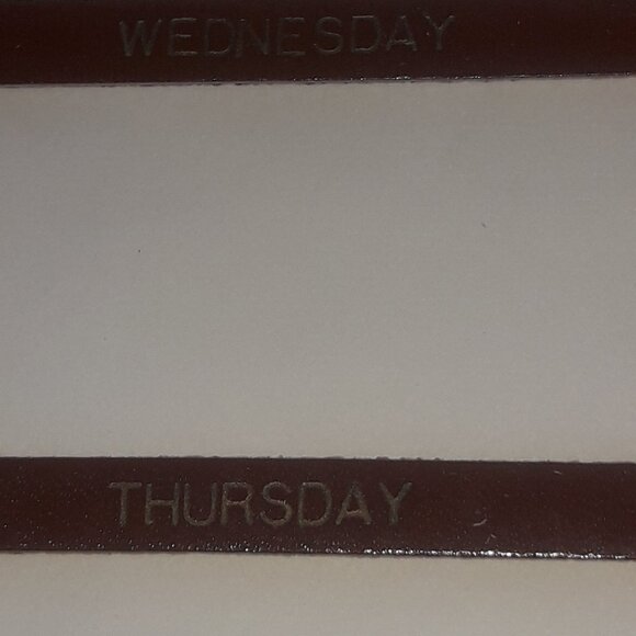 Vintage Leather Daily Planner Organizer Diary Address Book Embossed Lion 50s - Picture 8 of 12